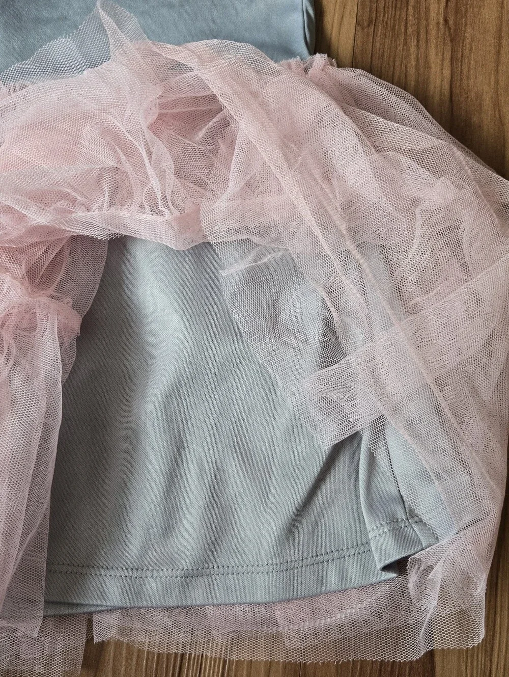 Little girl 4 EUC Truly Me Pink ruffle dress with tweed sweater cover